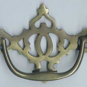 Brass Back Plate with Bail (SKU 1096)