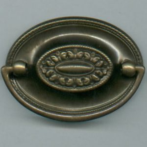 Hepplewhite Pull – Sheridan Pull – Oval Back Plate with Bail (SKU 7019)