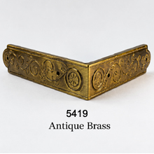 Brass Corner Ornament – Decorative Furniture Hardware | SKU 5419